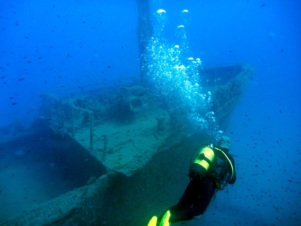 Diving main image
