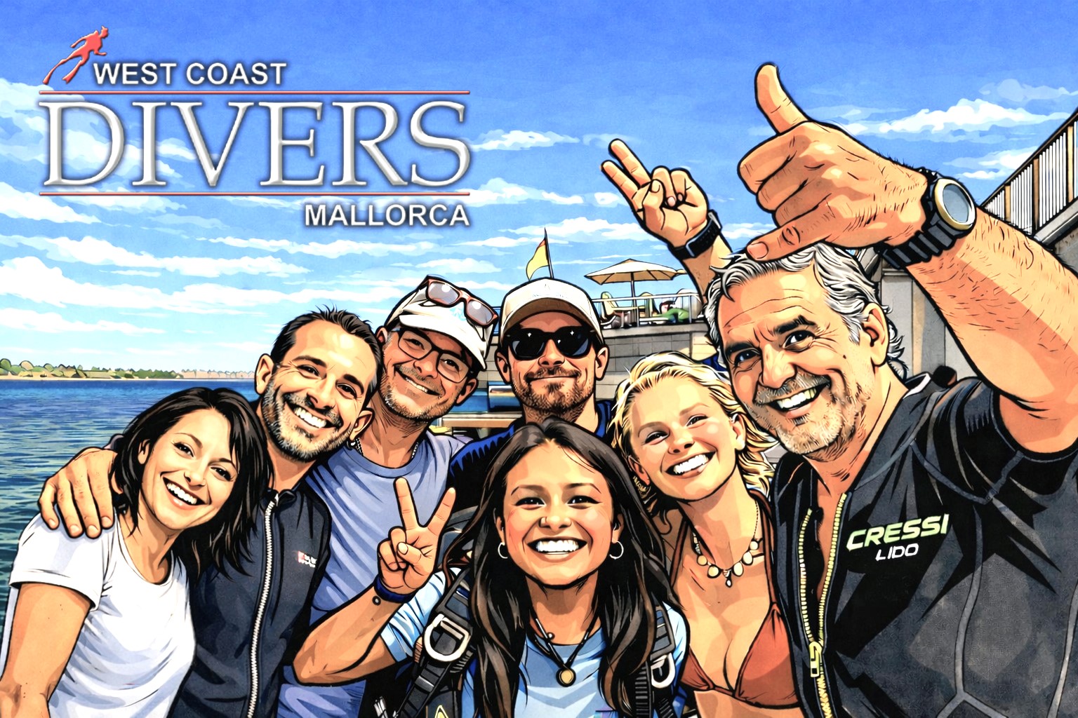 Team West Coast Divers Mallorca
